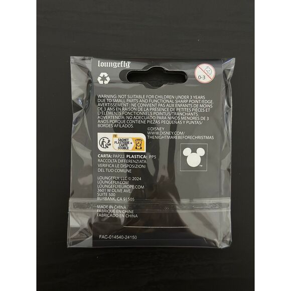 Loungefly Disney The Nightmare Before Christmas Jack Wreath GITD Enamel Pin - Picture 3 of 3